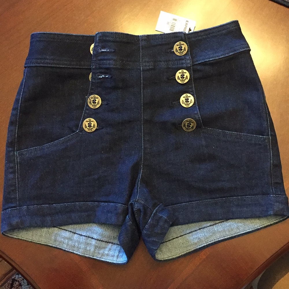Express jean shorts